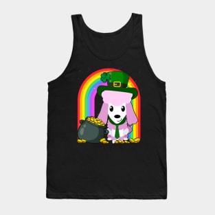 Poodle Rainbow Irish Clover St Patrick Day Dog Gift product Tank Top